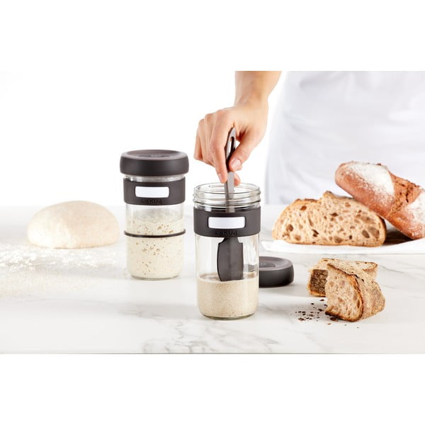 Set per lievito madre con spatola 2 pz 700 ml – Lékué-image-3