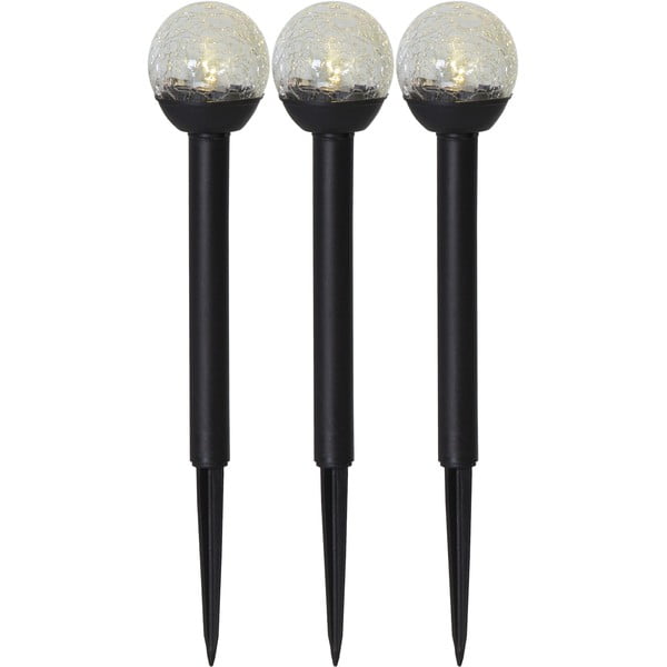 Set di 3 luci LED solari da esterno, altezza 23 cm Roma - Star Trading