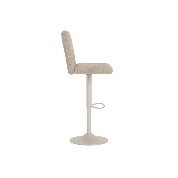 Set di sbagelli da bar beige imbottito con altezza regolabile/girevoli 2 pz (altezza della seduta 62 cm) Sylvia – Actona-image-3