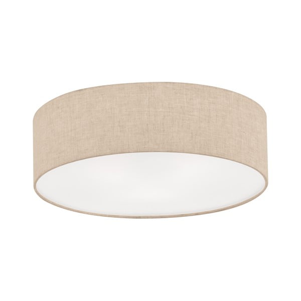 Lampada da soffitto beige con paralume in tessuto ø 60 cm Thor - Fischer & Honsel