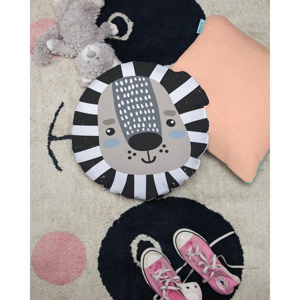 Cuscino rotondo Lion, ø 45 cm - Little Nice Things-image-1