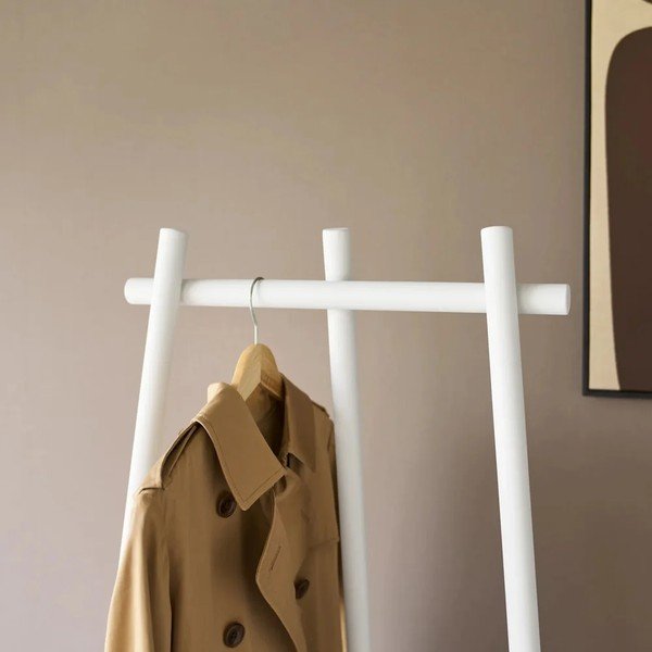 Appendiabiti bianco in metallo 43x153,5 cm Tower Tri-Post – YAMAZAKI-image-3