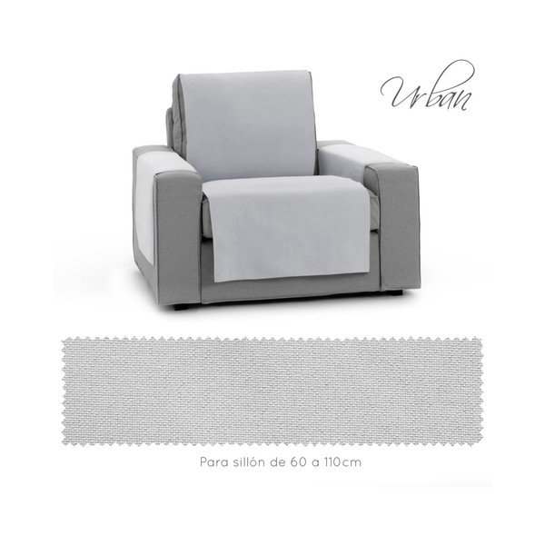 Rivestimento grigio chiaro per poltrona 55 cm Urban - Casa Selección-image-2