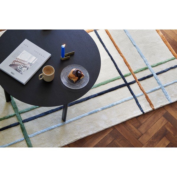 Tappeto beige in misto cotone Ester, 120 x 180 cm - Hübsch-image-3