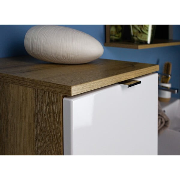 Mobile bagno alto bianco 34x120 cm Mauresa - Germania-image-3