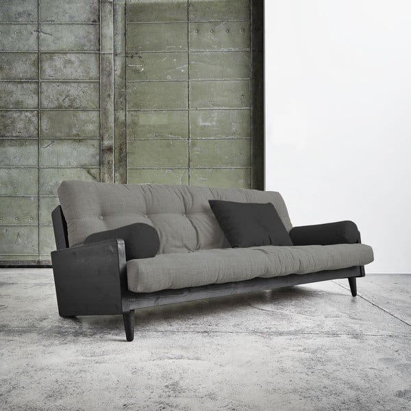 Rozkládací pohovka Karup Indie Black/Granite Grey/Dark Grey