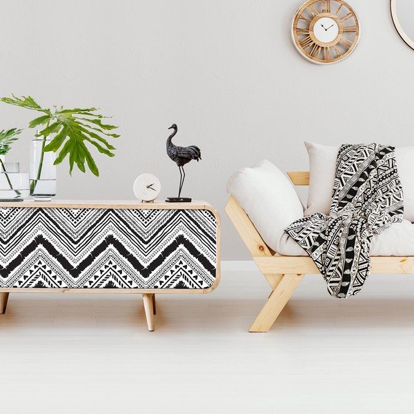 Carta da parati decorativa per mobili Etnica Yawo - Ambiance-image-3