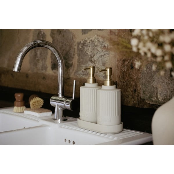 Supporto per detersivo color crema in ceramica Heidi – Wenko-image-4
