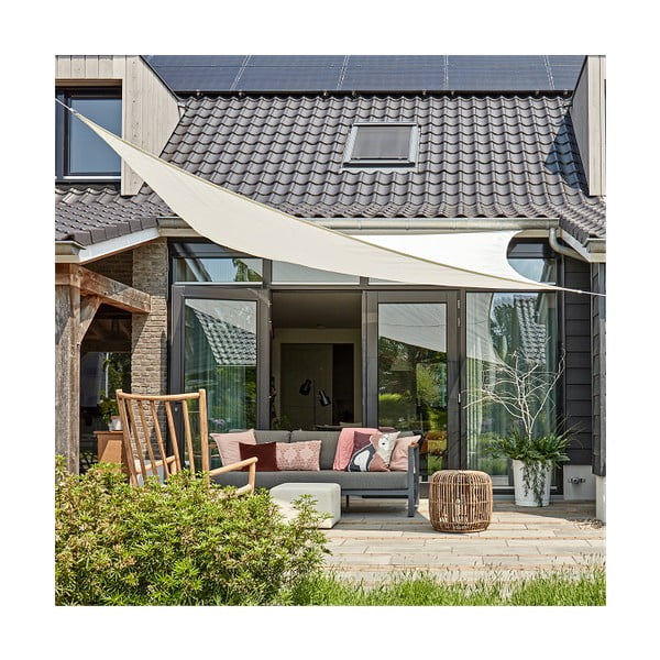 Vela triangolare bianca Como, 3,6 m - Livin' Outdoor-image-2