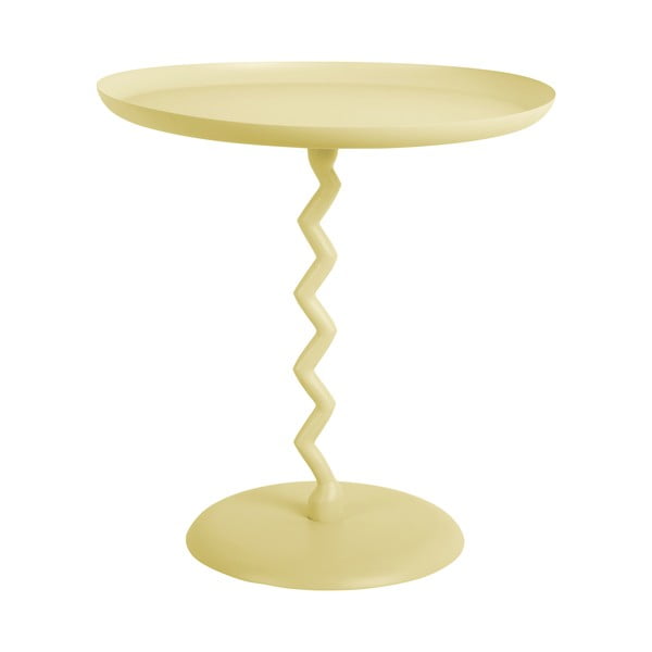 Tavolino rotondo in metallo ø 40 cm Zig Zag – Leitmotiv