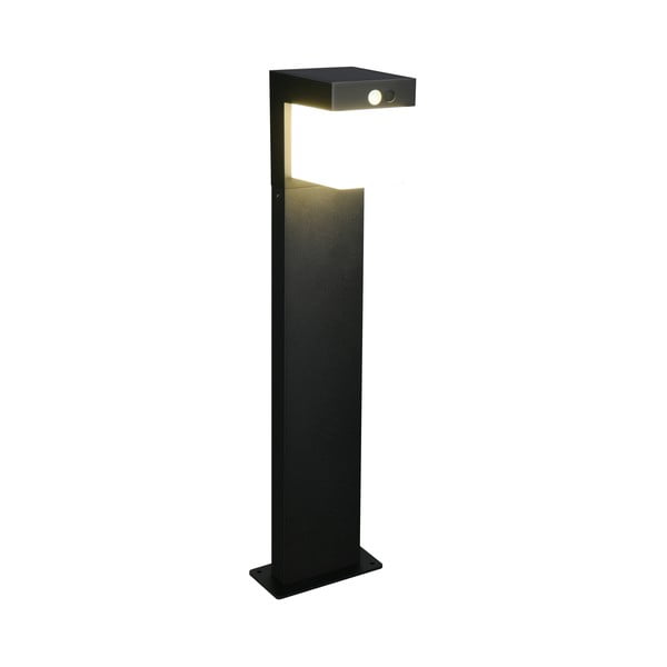 Illuminazione esterna LED con alimentazione a pannelli solari con sensore di movimento a colonna (altezza totale 50 cm) Colombo – Reality-image-1