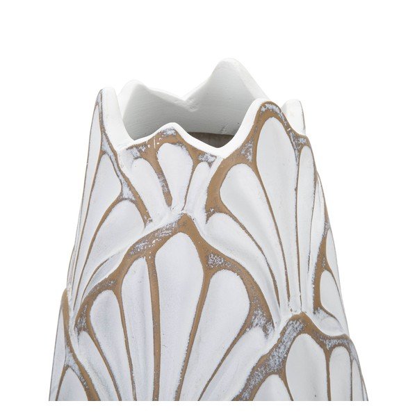 Vaso alto bianco in poliresina 55 cm Panama - Mauro Ferretti-image-2