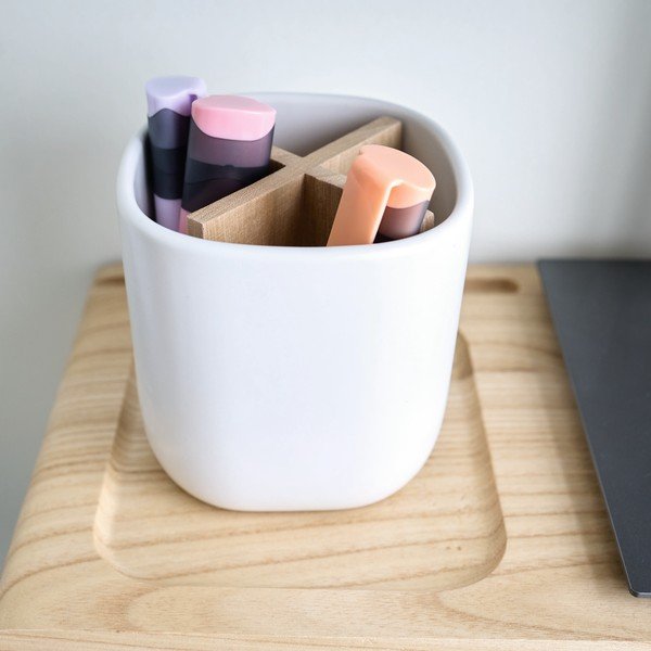 Organizer in ceramica per la cancelleria Eco Office - iDesign-image-1