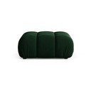 Poggiapiedi componibile verde scuro con rivestimento in velluto Bellis – Micadoni 
