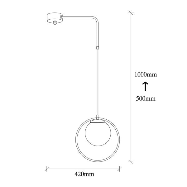 Apparecchio a sospensione in metallo nero Opviq luci Elpidas - Opviq lights-image-4