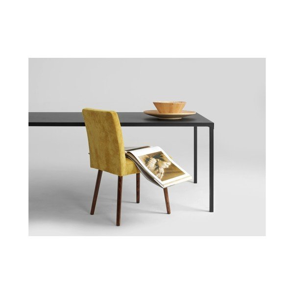 Tavolo da pranzo in metallo nero Custom Form Obroos, 160 x 80 cm - CustomForm-image-1