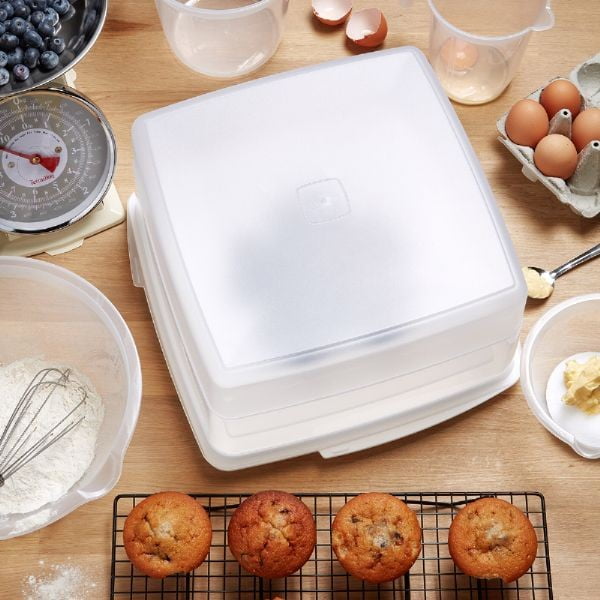 Tortiera Seal Tight Cake Store con coperchio, 14 l Premium Range - Addis-image-1