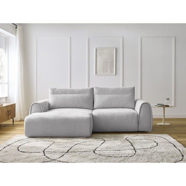 Divano angolare in grigio chiaro Aden – Bobochic Paris-image-4