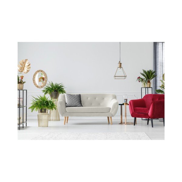 Divano a due posti crema Amelie - Mazzini Sofas-image-2