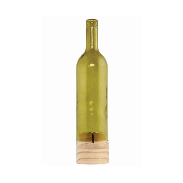 Svícen Bottle Green, 36 cm