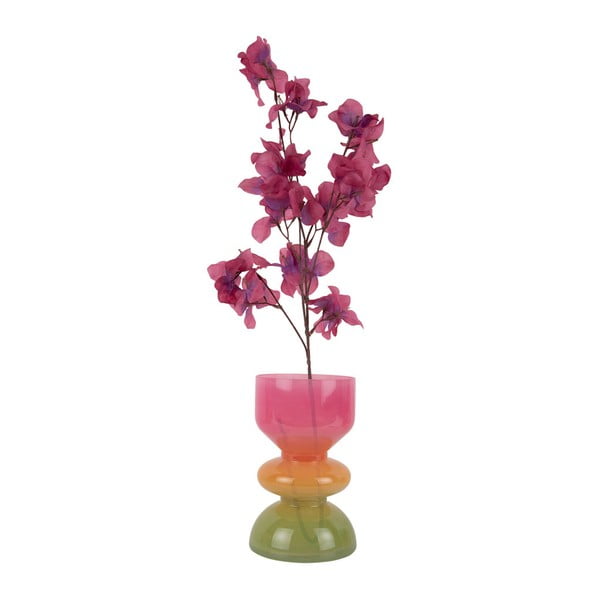 Vaso arancione/rosa in vetro (altezza totale 20,5 cm) Funky Vibes – PT LIVING-image-2