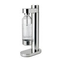 Set per bevande gassate argentata in acciaio inox Brus – Stelton