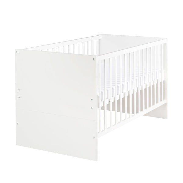 Lettino bianco con altezza regolabile 70x140 cm Anton – Roba