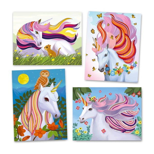 Set creativo Unicorni arcobaleno - Djeco