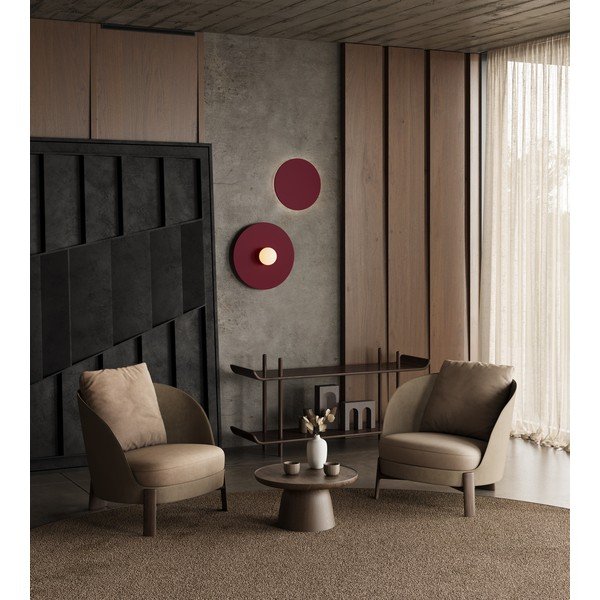 Lampada da parete blu scuro in metallo ø 50 cm AKE – Thoro-image-3