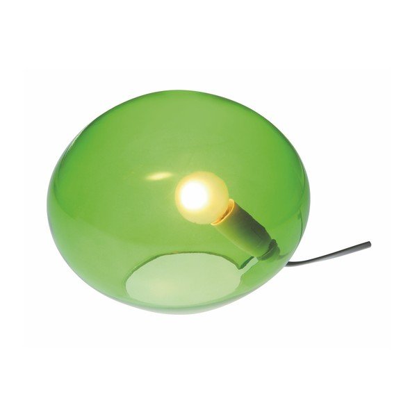 Lampada da tavolo a sfera verde Glass - SULION