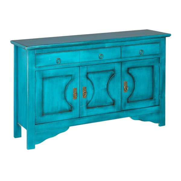 Modrý příborník Evergreen House Credenza