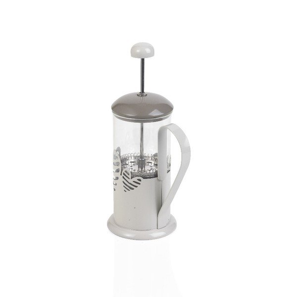 Pressa francese bianca per caffè o tè Batticuore, 350 ml - Brandani