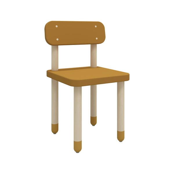 Sedia per bambini senape Dots - Flexa-image-2
