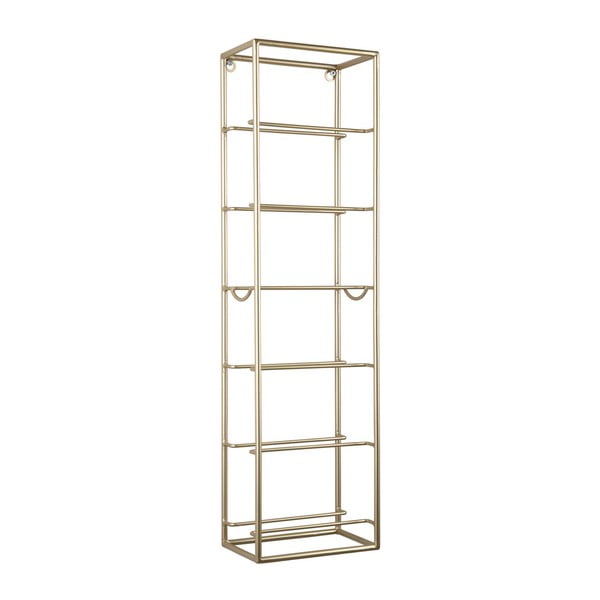 Portabottiglie da parete in metallo color oro numero di bottiglie 6 Single - PT LIVING-image-3