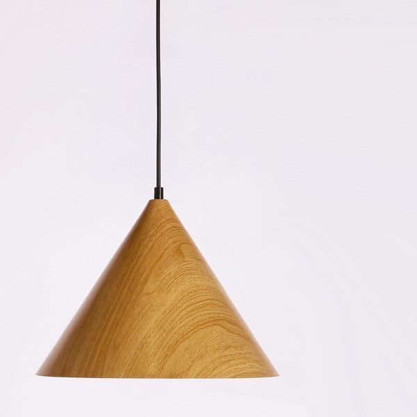 Lampada a sospensione marrone con paralume in metallo ø 32 cm Dunca - Candellux Lighting-image-1