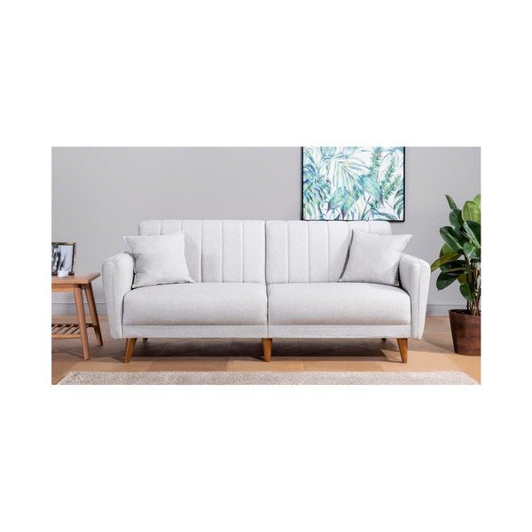 Divano letto bianco Julitta - Unique Design-image-1
