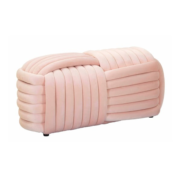 Panchina in velluto rosa chiaro Softy - Mauro Ferretti-image-2