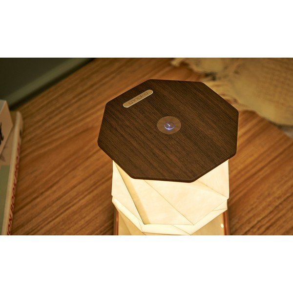 Decorazione luminosa marrone con ricarica USB ø 12 cm Twist Hexagon – Gingko-image-4