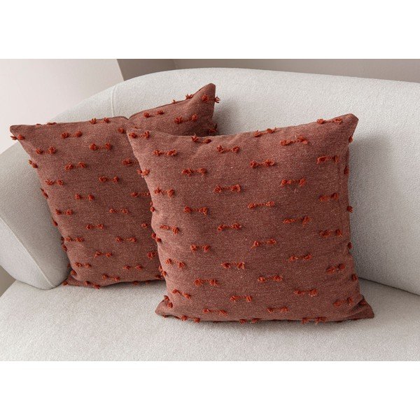 Federe decorative in set 2 pz 43x43 cm Tuffet – Mioli Decor-image-2