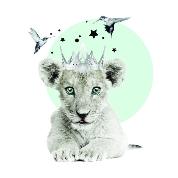 Adesivo murale , 55 x 65 cm Lion King - Dekornik