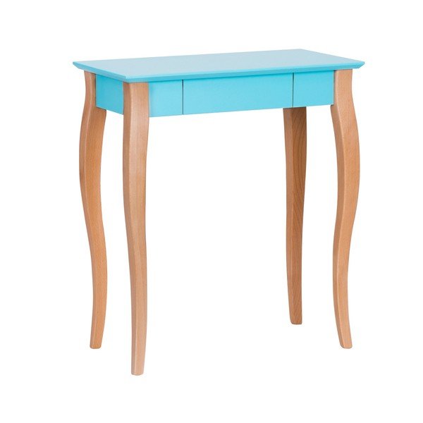 Scrivania turchese scuro Lillo, lunghezza 65 cm - Ragaba