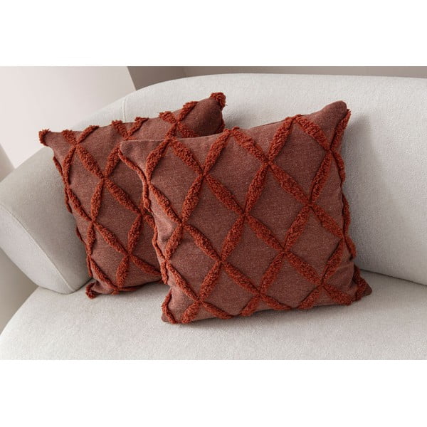 Federe decorative in set 2 pz 43x43 cm Tuffet – Mioli Decor-image-3