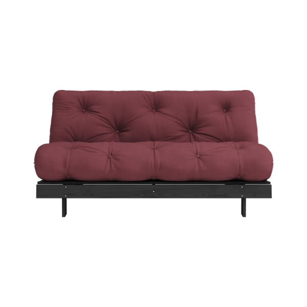 Divano letto bordeaux 160 cm Roots Black Night - Karup Design