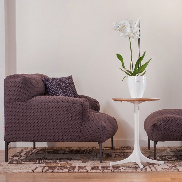 Vaso bianco autoinnaffiante A2, ø 17 cm Calimera - Plastia-image-1