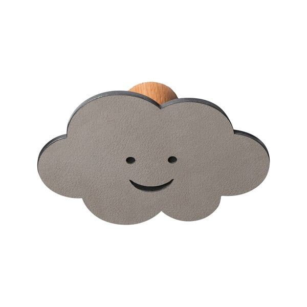 Gancio da parete grigio in acciaio Cloud Dot Nupo – LIND DNA