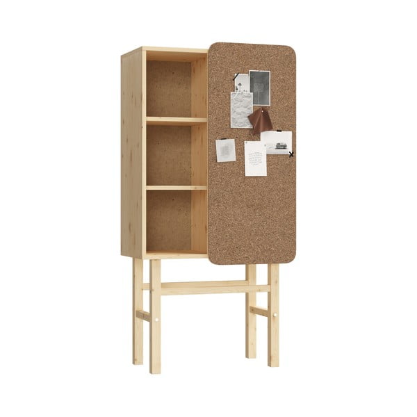 Libreria in legno di pino 70x142 cm Slide - Karup Design-image-4