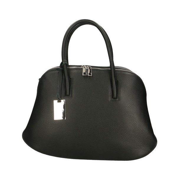 Borsa in pelle nera - Chicca Borse