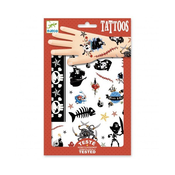 Tatuaggi per bambini Pirates - Djeco-image-1