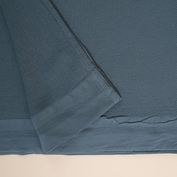 Copriletto in cotone blu per letto matrimoniale 160x220 cm Hasir - Mijolnir-image-3