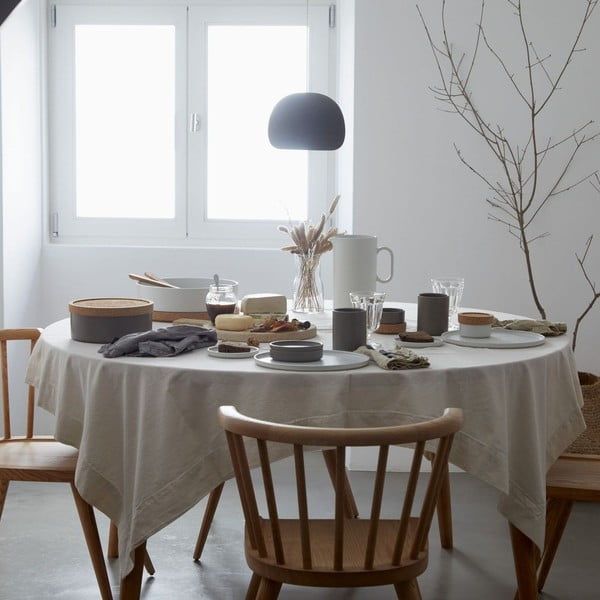 Piatto da portata in gres marrone Redonda - Costa Nova-image-1